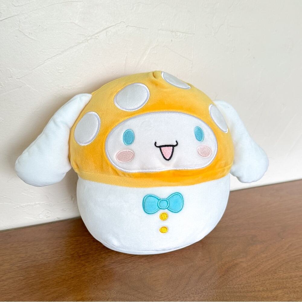 Squishmallows Hot Topic Sanrio Plush 8" Cinnamoroll Mushroom Roseanne Sakura Cat - Picture 8 of 12